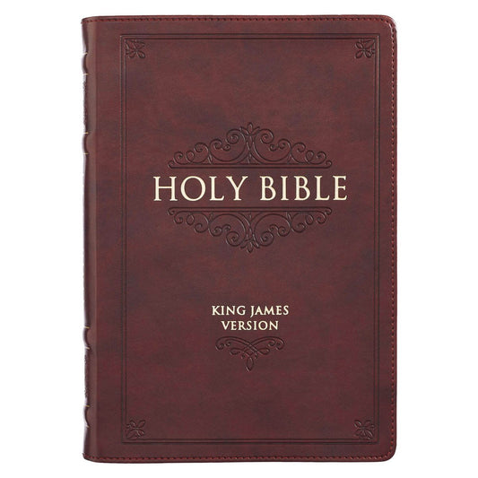 Bibles - Large Print Thinline King James Version Bible with Thumb Index