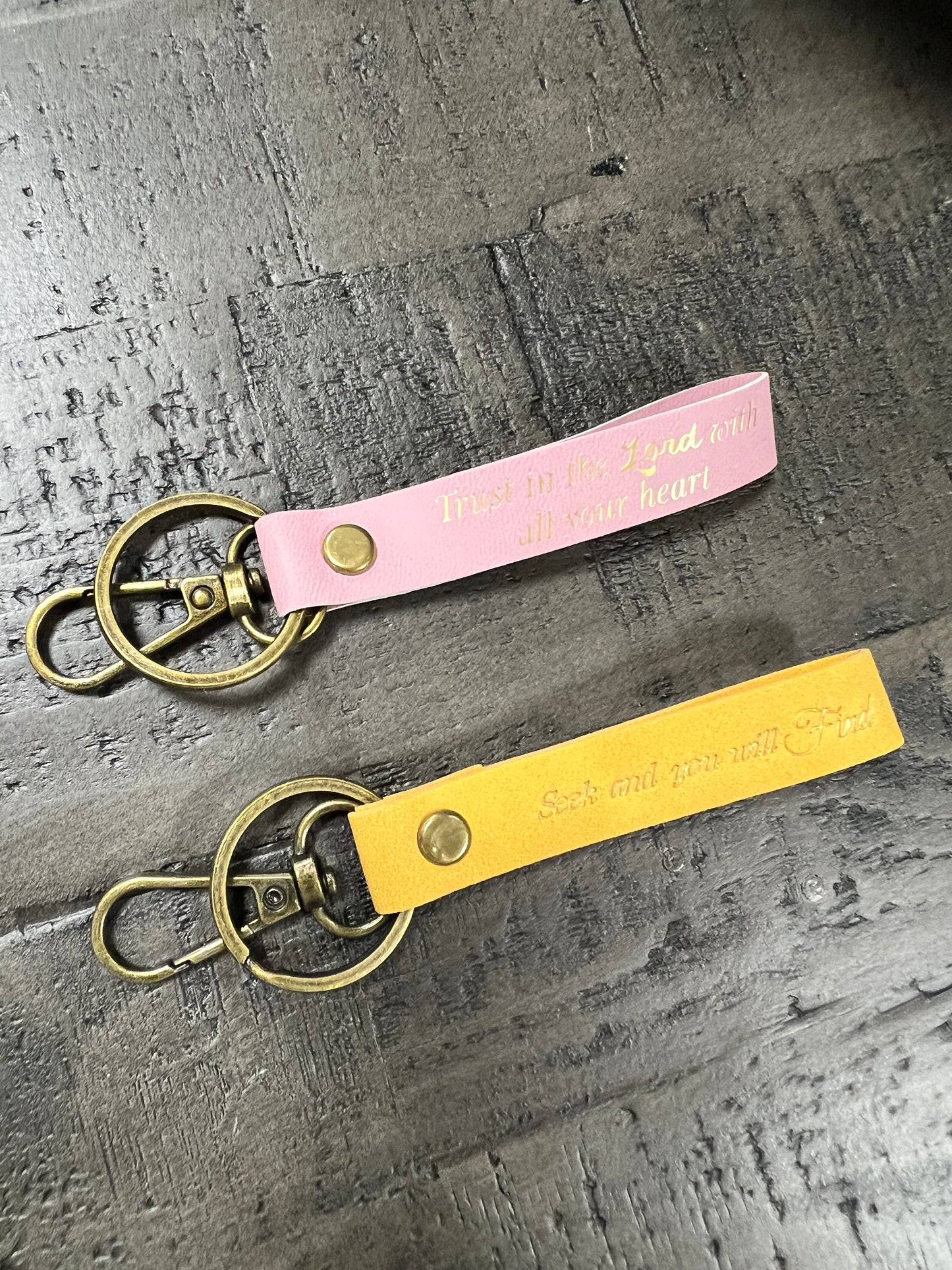Keychains with Scriptures