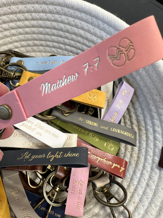 Keychains with Scriptures