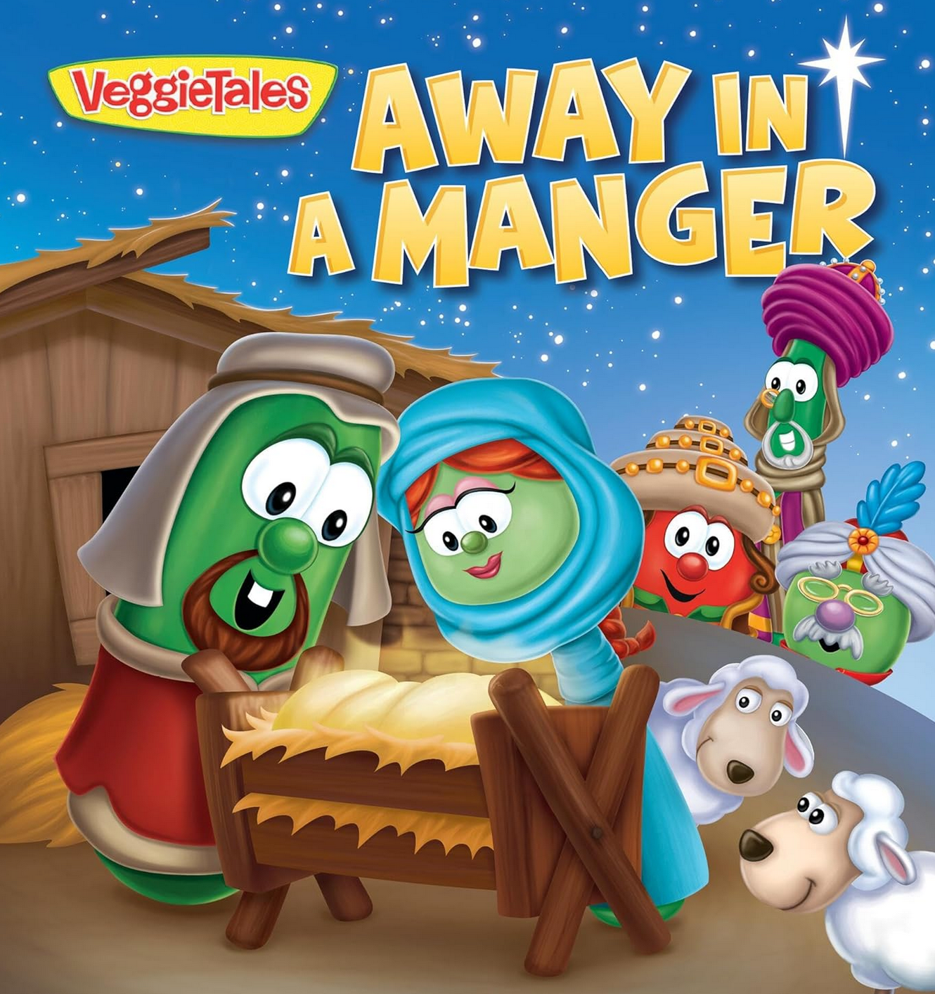 Away In A Manger - Christmas VeggieTales Book