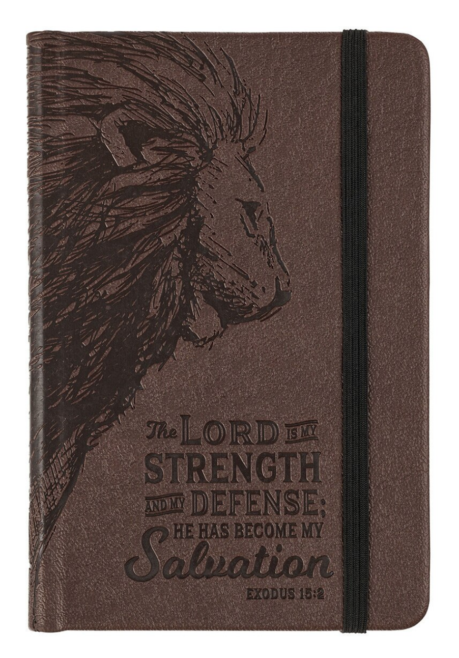 The Lord Is My Strength Hardcover Notebook