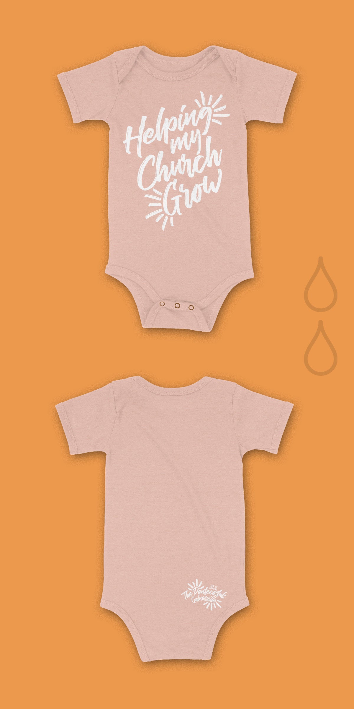 Helping My Church Grow Onesie