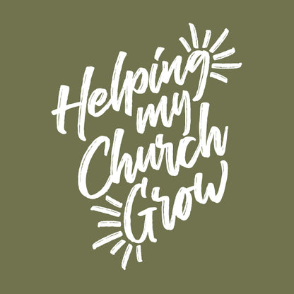 Helping My Church Grow Onesie