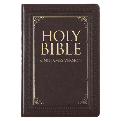 Bibles - Large Print Thinline King James Version Bible with Thumb Index