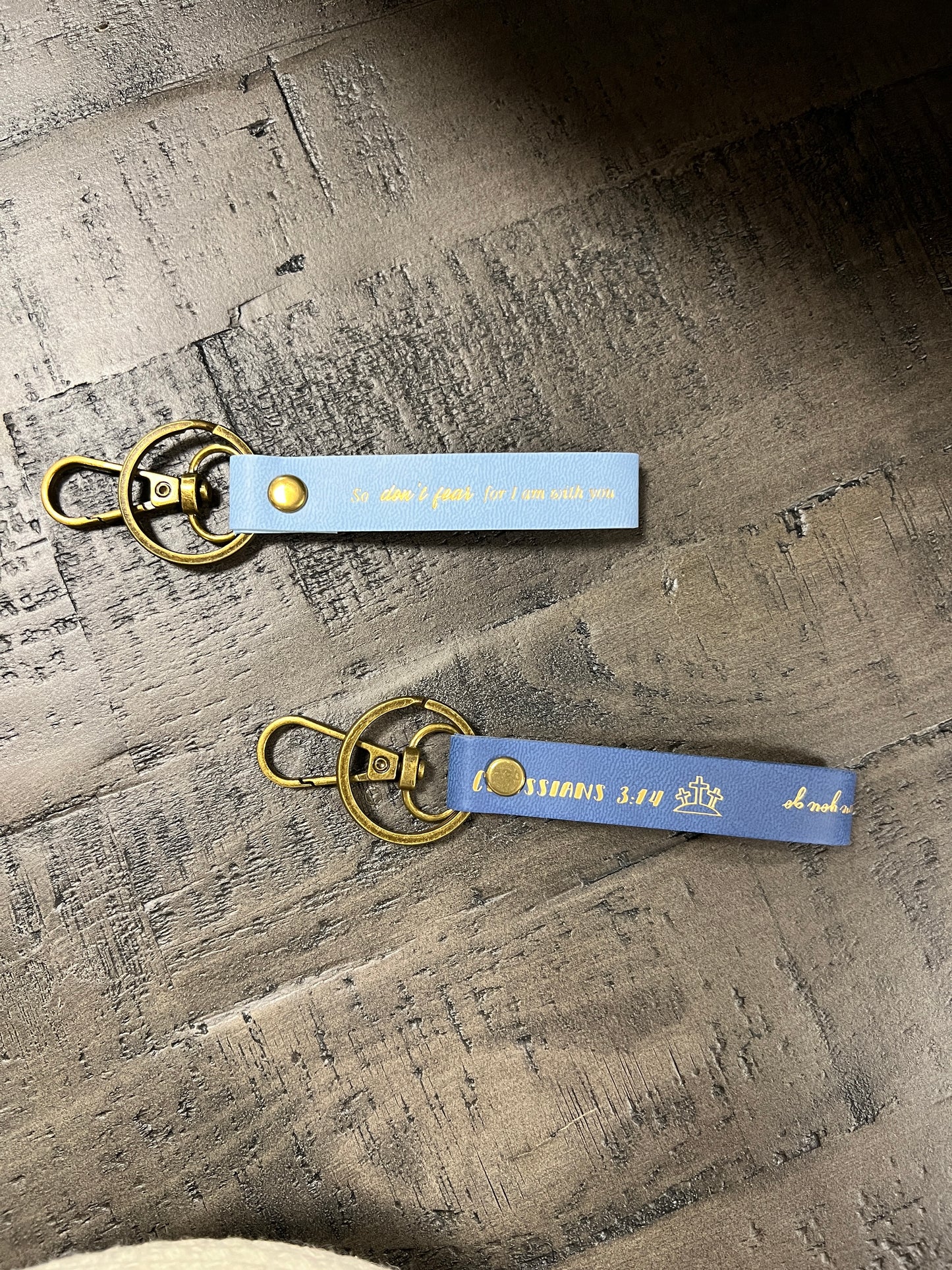 Keychains with Scriptures
