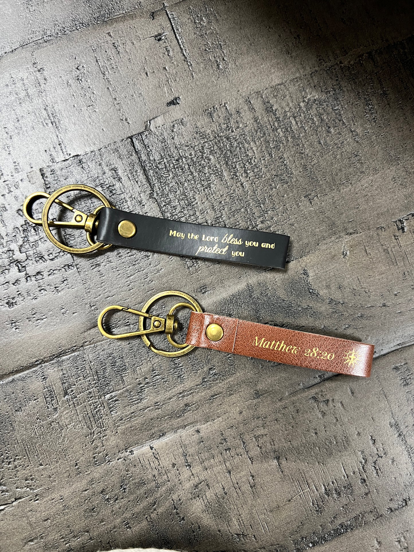 Keychains with Scriptures