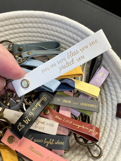 Keychains with Scriptures