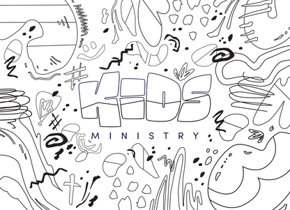 KIDS Coloring Postcards Set