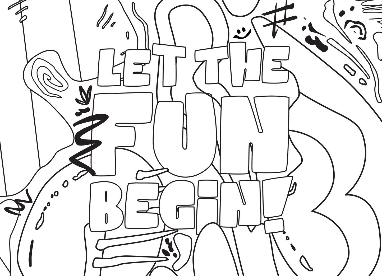 KIDS Coloring Postcards Set