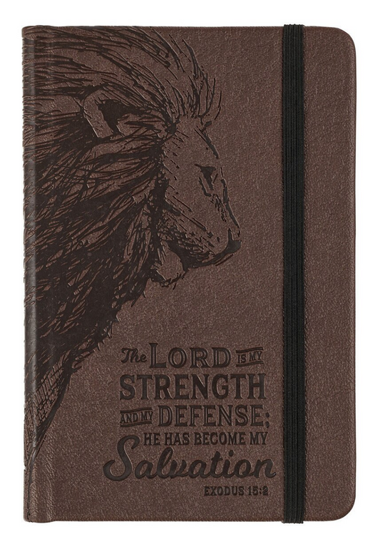 The Lord Is My Strength Hardcover Notebook
