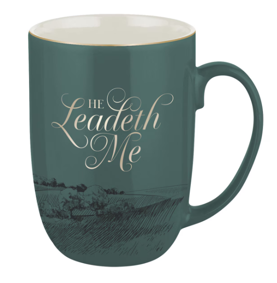Mug - He Leadeth Me