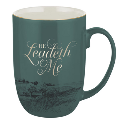 Mug - He Leadeth Me