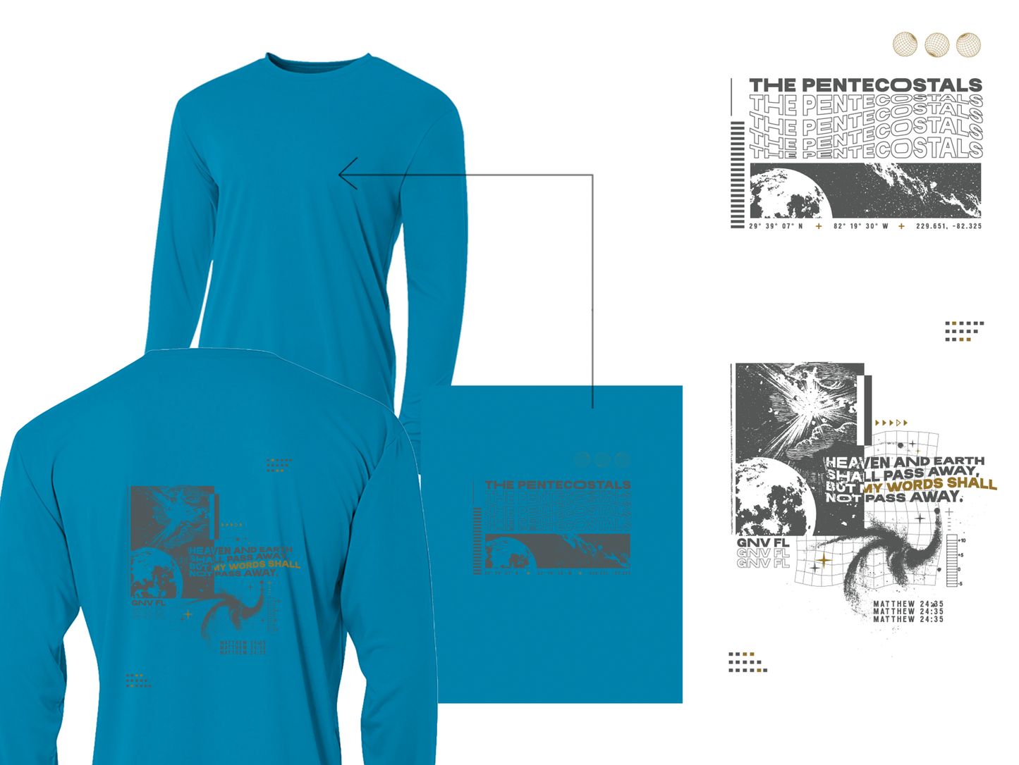 The Pentecostals - Heaven and Earth / LS Shirts