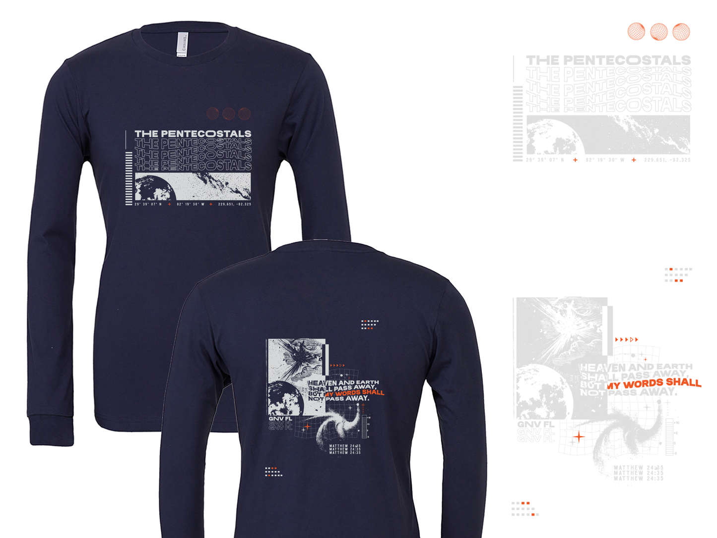 The Pentecostals - Heaven and Earth / LS Shirts