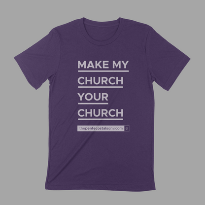 MMCYC - Adult Shirts - SS - THE ORIGINAL Make My Church Your Church Shirt©